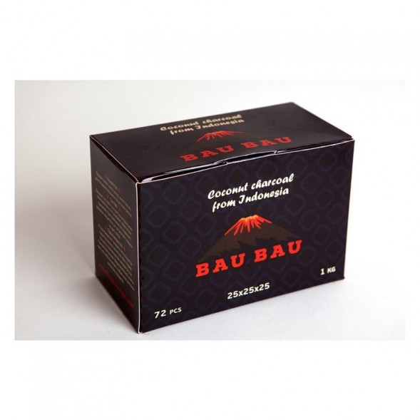 Уголь Bau Bau - Big Cubes (25 мм, 72 кубика, Черный)
