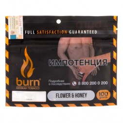Табак Burn - Flower &amp;amp; Honey (Мед с Полевыми Цветами, 100 грамм)