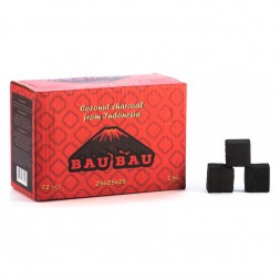 Уголь Bau Bau - Big Cubes (25 мм, 72 кубика, Красный)