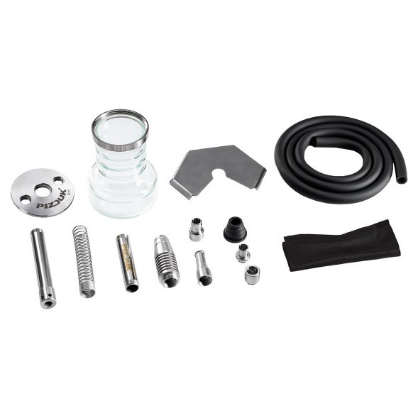 Кальян Pizduk PRO - Black-Bag (Прозрачная Колба)