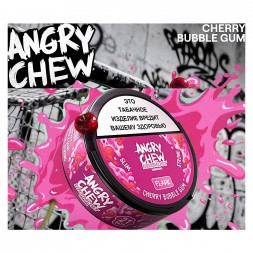 Табак жевательный Angry Chew Slim Strong - DryMost Flare Сherry Bubble Gum (12 грамм)